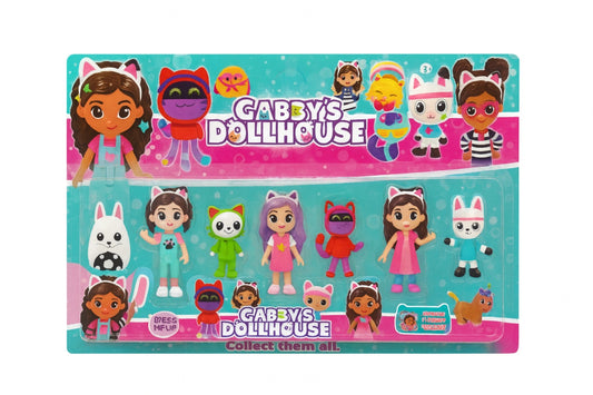 Set Deluxe Figurine Tematice Pentru Copii , 8 Personaje Colorate, Colectie Joaca Creativa 40x26 cm