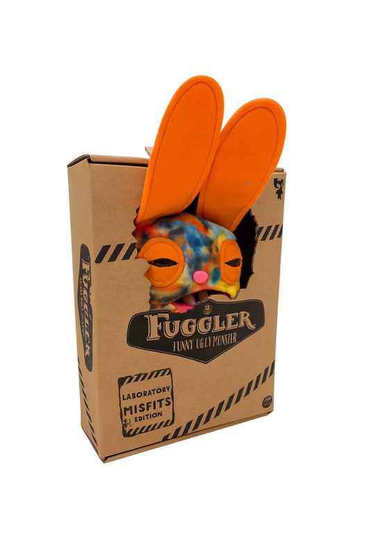 Set figurina monstru textil cu urechi portocalii , 24x17 cm