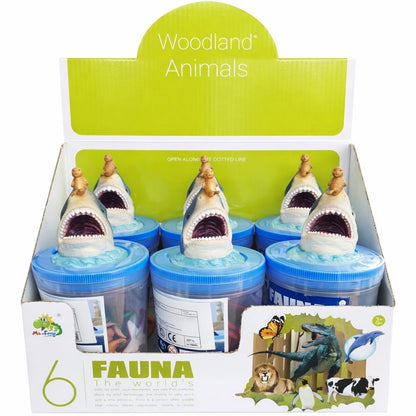 Set figurine animale marine din plastic Fauna, educativ si creativ