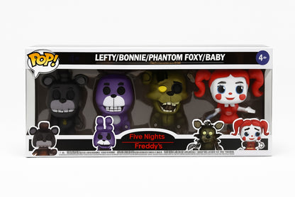 Set Figurine Horror Five Nights , Colectie Speciala cu 4 Personaje Iconice 38x15.5 cm