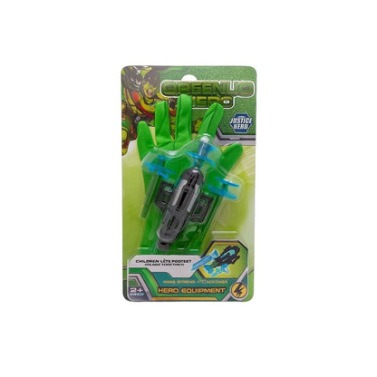 Set Green Hero cu Manusa si Lansator , Hero Equipment , 30x17 cm