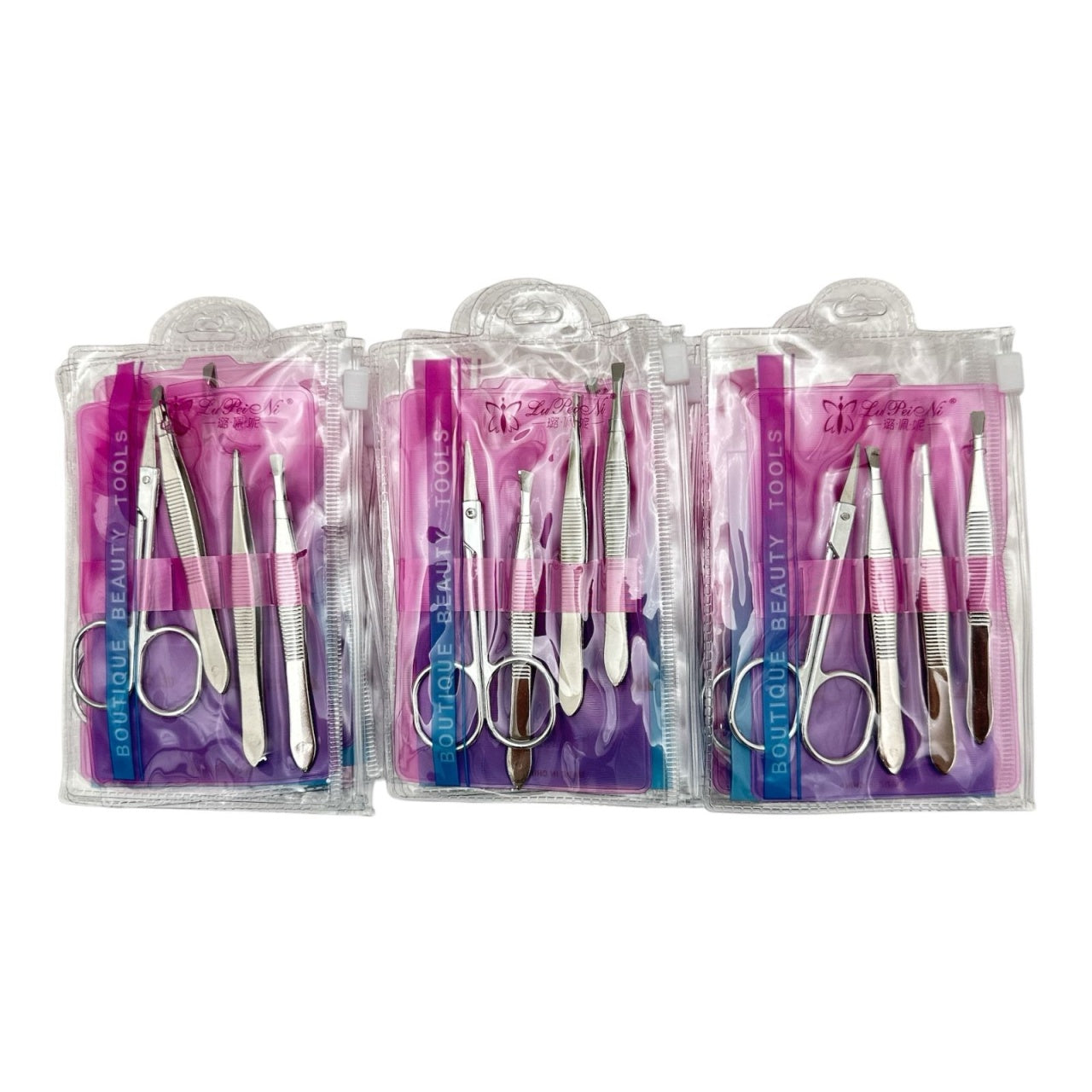 Set ingrijire manichiura 4 piese inox, Boutique Beauty, calitate superioara, Kit complet pentru ingrijire,