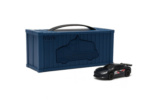 Set Jucarie Camion , Convoy Series Container Car, 23x10 cm, pentru copii 3+