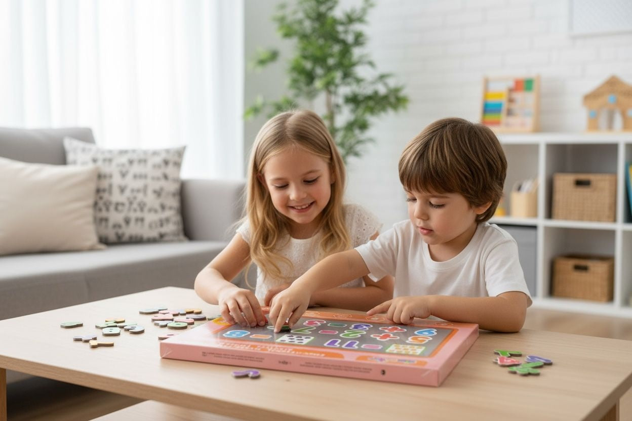 Set Magnetic Educativ cu Puzzle Matematic si Tablita de Scris , Digital Topics, 22.5x16.5cm
