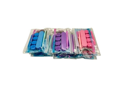 Set pedichiura 5 piese multicolor , Ingrijire completa pentru picioare, acasa sau la salon,