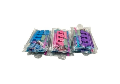 Set pedichiura 6 piese multicolor , Trusa completa pentru ingrijirea picioarelor, acasa sau salon,