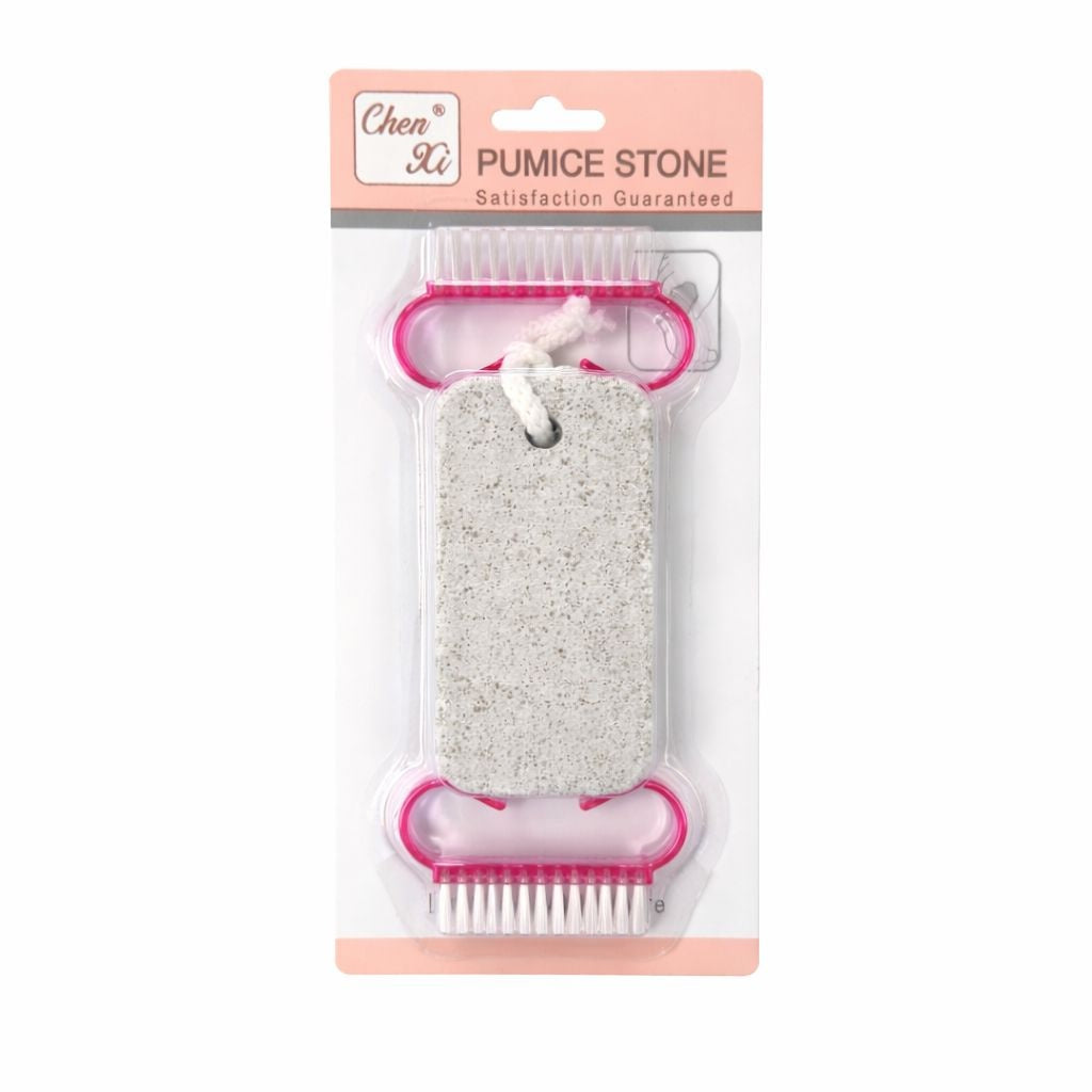 Set piatra ponce cu 2 periute pentru curatarea picioarelor, exfoliere si ingrijire talpi
