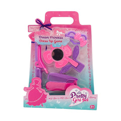 Set Pretty Girl Dream Princess cu accesorii de infrumusetare pentru fetite,26x20cm, 3+ ani