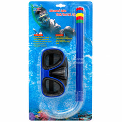 Set Snorkeling pentru Copii Albastru – Mască și Tub Respirator pentru Înot și Scufundări