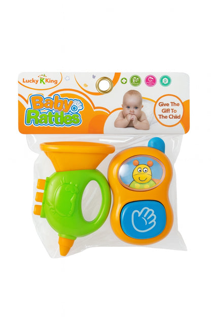 Set Zornaitoare pentru Bebelusi, 20x17 cm, 2 piese, Jucarii pentru 3 luni+