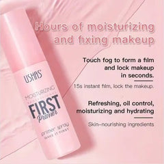 Spray Primer Hidratant USHAS First , Baza de Machiaj pentru Hidratare si Fixare, 80ml