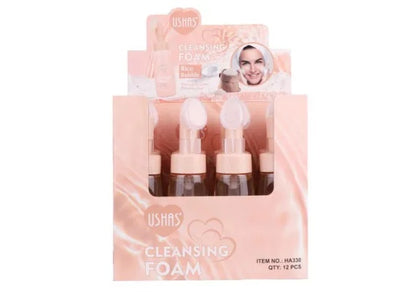 Spuma de Curatare Faciala USHAS , Cleanser cu Orez si Bule Masaj, 240g
