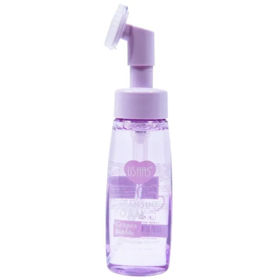 Spuma de Curatare USHAS Collagen Bubble cu Extract de Struguri, 240g , Hidratare Revitalizare