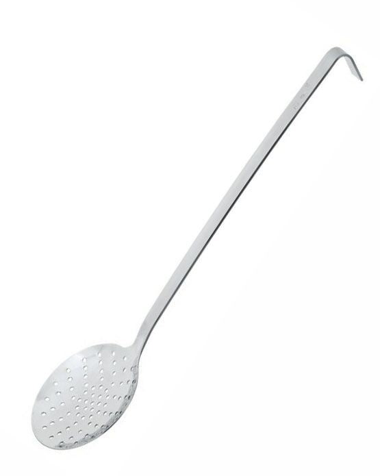 Spumiera bucatarie din otel inoxidabil 37 cm, lingura perforata pentru scurgere alimente