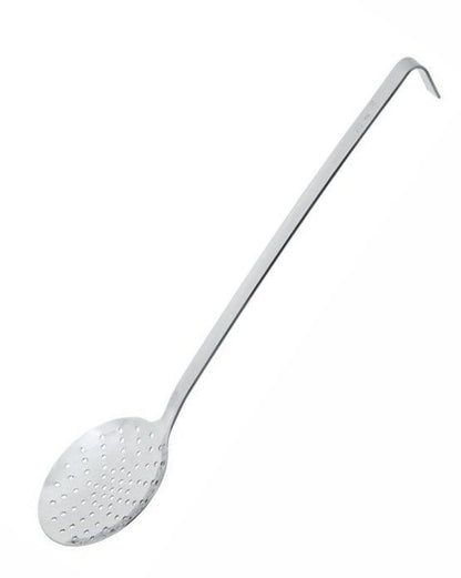 Spumiera bucatarie din otel inoxidabil 37 cm, lingura perforata pentru scurgere alimente