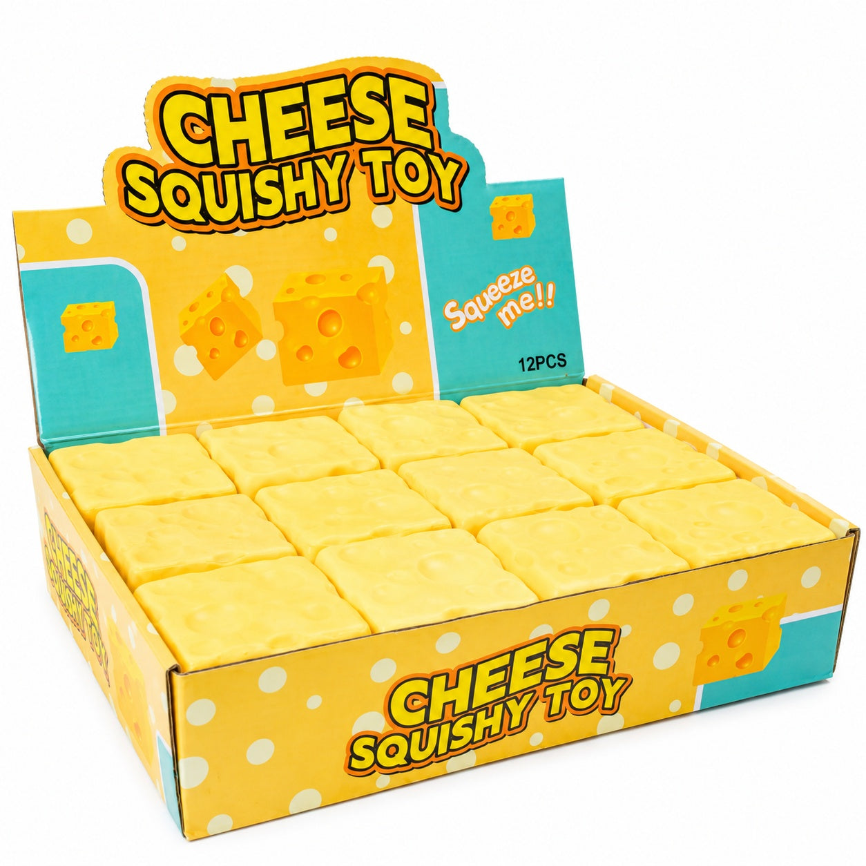 Squishy Branzica Antistres Slow Rising 5x5x5 cm Jucarie Senzoriala Moale si Relaxanta