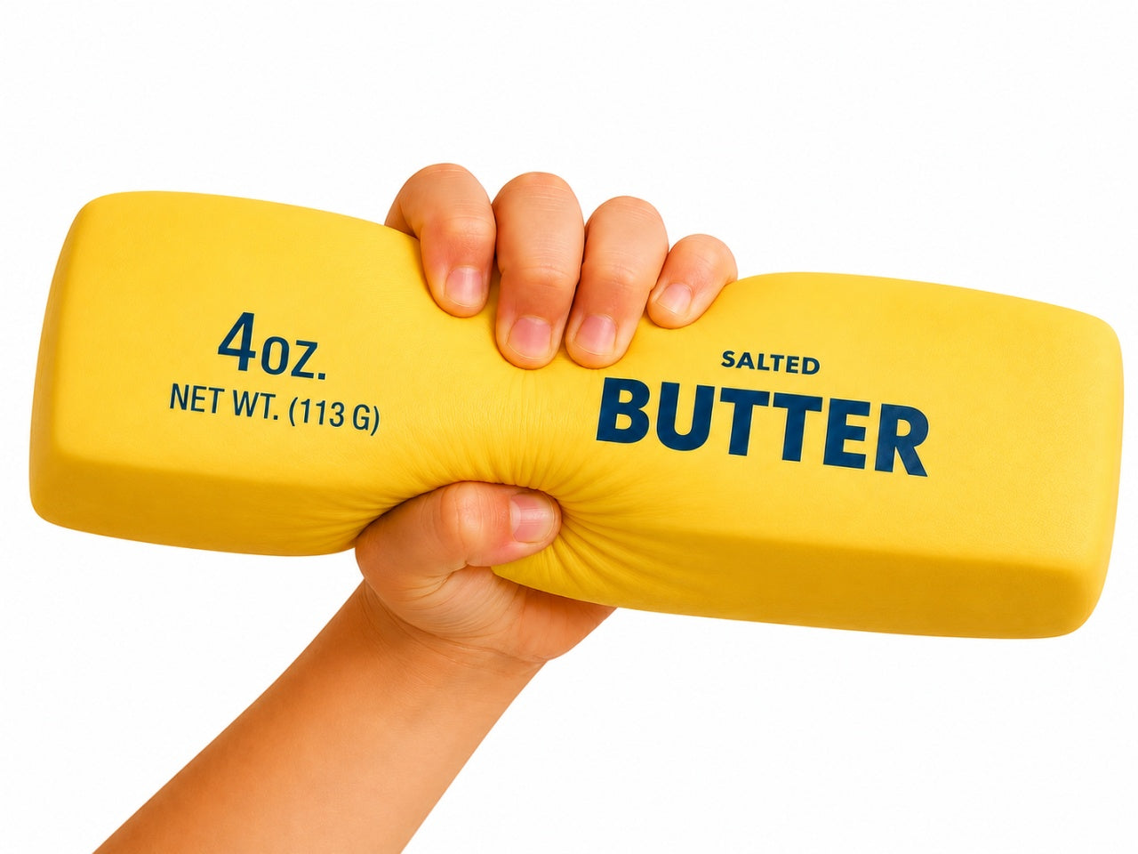 Squishy Butter Slow Rising 23 cm – Jucărie Antistres Moale și Relaxantă pentru Copii și Adulți