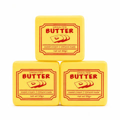 Squishy Butter Slow Rising 7x7 cm – Jucărie Antistres Moale și Relaxantă pentru Copii