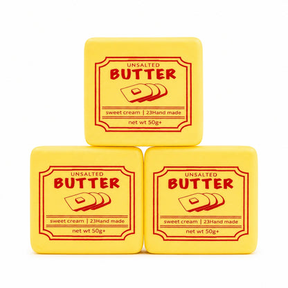 Squishy Butter Slow Rising 7x7 cm – Jucărie Antistres Moale și Relaxantă pentru Copii