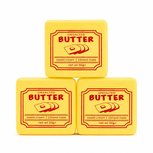 Squishy Butter Slow Rising 7x7 cm – Jucărie Antistres Moale și Relaxantă pentru Copii