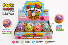 Squishy Dumplings cu Sclipici si Bilute moi 5.5cm – Jucărie Antistres