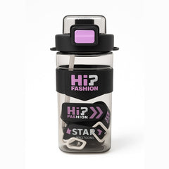 Sticla Sport HiP Fashion 650ml , Model Premium cu Bretea si Etichete Interschimbabile