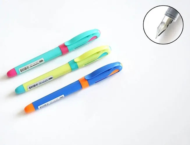 Stilou Igle 1083 din PVC color , stilou rezistent si ergonomic pentru elevi,