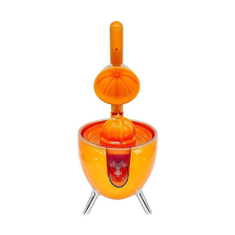 Storcator electric citrice 300W cu maner presare, 2 conuri, filtru inox, portocaliu