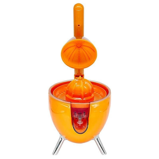 Storcator electric citrice 300W cu maner presare, 2 conuri, filtru inox, portocaliu
