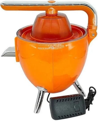 Storcator electric citrice 300W cu maner presare, 2 conuri, filtru inox, portocaliu