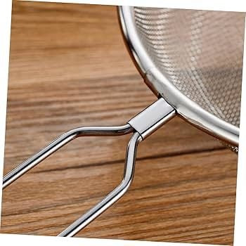 Strecuratoare bucatarie inox 16 cm, sita metalica fina pentru ceai si alimente
