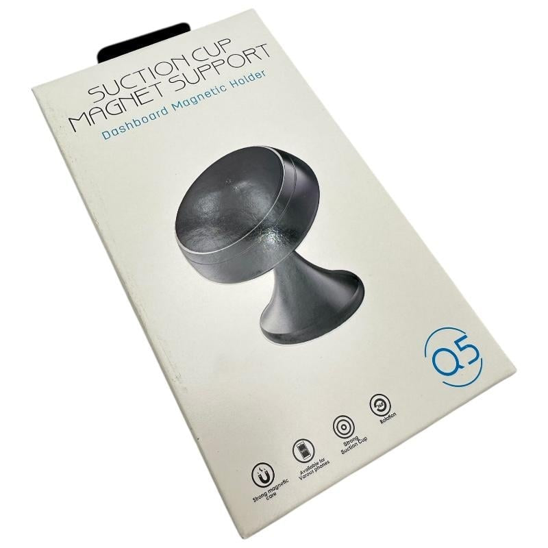Suport auto magnetic universal pentru telefon, cu prindere sigura si rotatie 360 grade, compatibil cu orice smartphone,