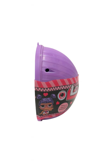 Surpriza Papusa Dress Me , Minge Mov Gigant 22x21 cm Cu Accesorii, Jucarie Tip LL Pentru Fetite