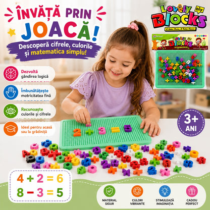 Tabla Verde cu Cifre pentru Copii – Joc Educativ pentru Învățarea Numerelor