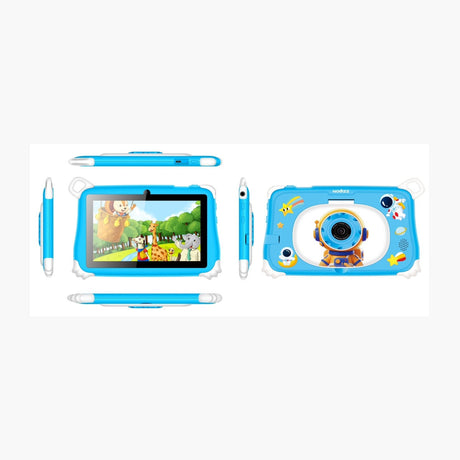 Tableta pentru Copii 7 Inch Android 15 Npad 711, 4GB RAM, 128GB, Camera Duala, Albastru