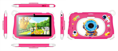 Tableta pentru Copii 7 Inch Android 15 Npad 711, 4GB RAM, 128GB, Camera Duala, Roz