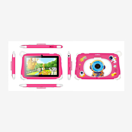 Tableta pentru Copii 7 Inch Android 15 Npad 711, 4GB RAM, 128GB, Camera Duala, Roz