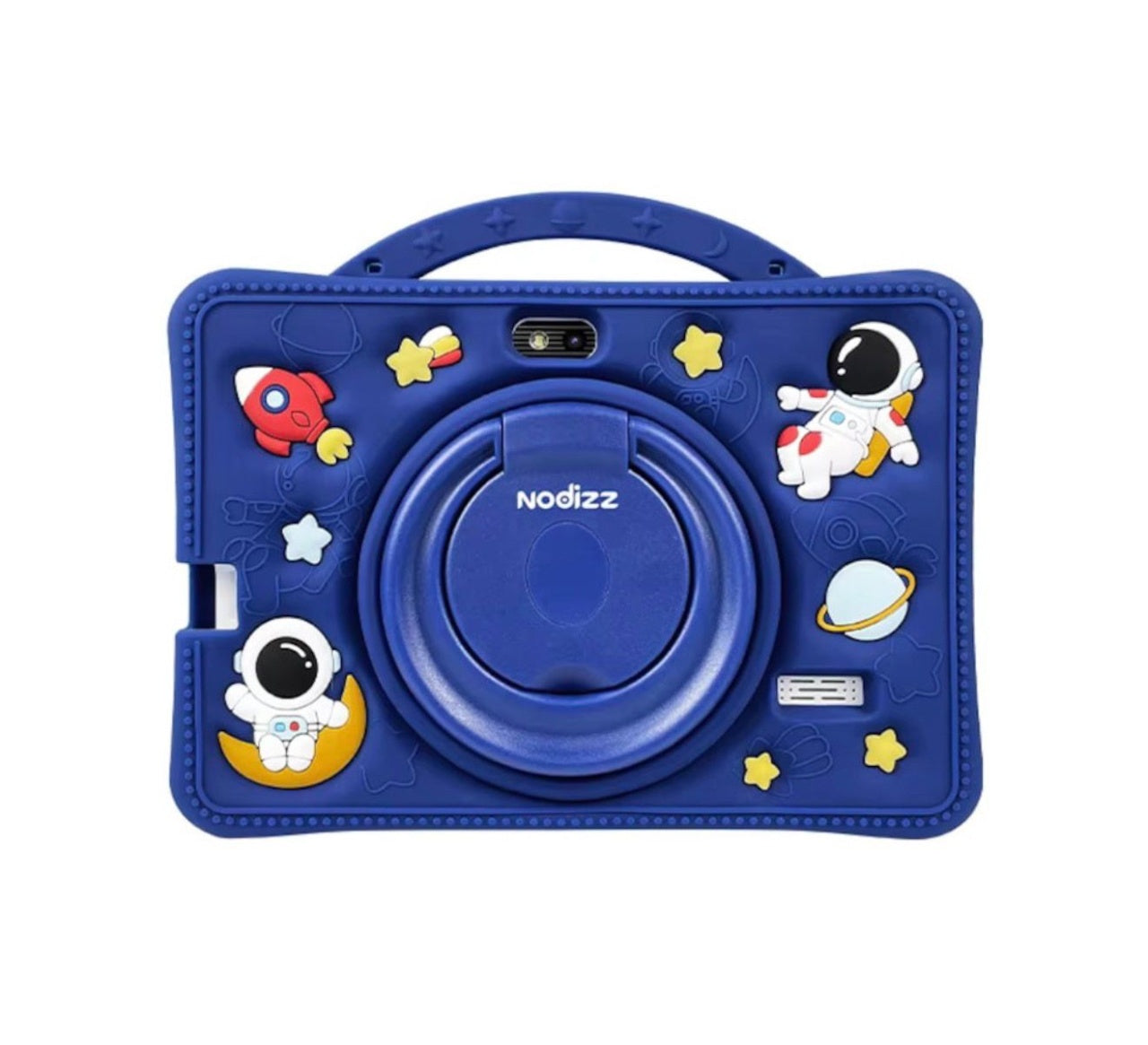 Tableta pentru copii 7 inch Android, 4GB RAM, 128GB, husa silicon, camera dubla, albastru inchis