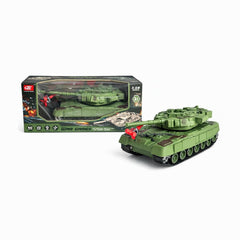 Tanc cu telecomanda verde army, vehicul militar RC, 25 cm
