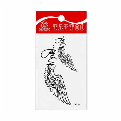 Tatuaj Temporar Semipermanent Aripi de Înger cu Inscripția „Believe” – 10 cm