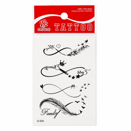 Tatuaj Temporar Semipermanent Family Infinity 10 cm – Simbolul Infinitului