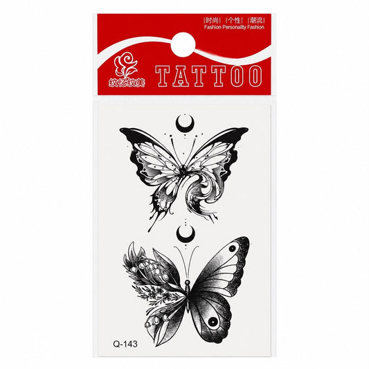 Tatuaj Temporar Semipermanent Fluturi Mystical 10 cm