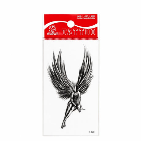 Tatuaj Temporar Semipermanent Înger cu Aripi- 10 cm