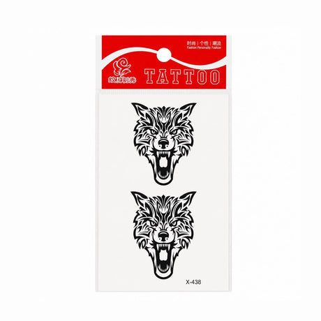 Tatuaj Temporar Semipermanent Lup Tribal 10 cm
