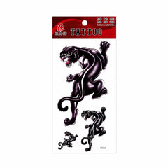 Tatuaj Temporar Semipermanent Panteră Neagră 3D – 18 cm, Rezistent la Apă
