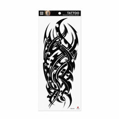 Tatuaj Temporar Semipermanent Tribal Negru – Design Abstract Premium, 45 cm, Rezistent la Apă