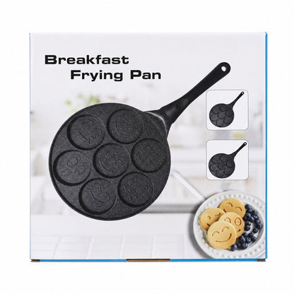 Tigaie pentru clătite și pancakes, antiaderentă, 7 forme, Breakfast Pan