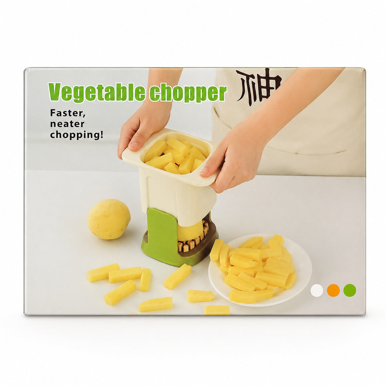 Tocător Manual de Legume 11 cm – Feliator pentru legume cuburi