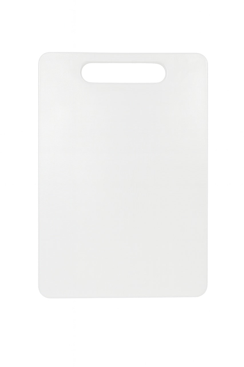 Tocator Plastic 30.5x21x0.6 cm cu Maner, Alb, Usor si Rezistent