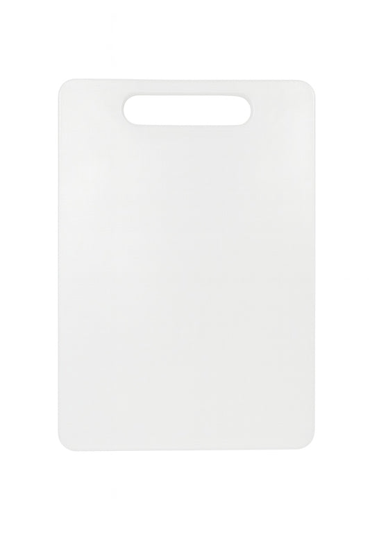 Tocator Plastic 30.5x21x0.6 cm cu Maner, Alb, Usor si Rezistent